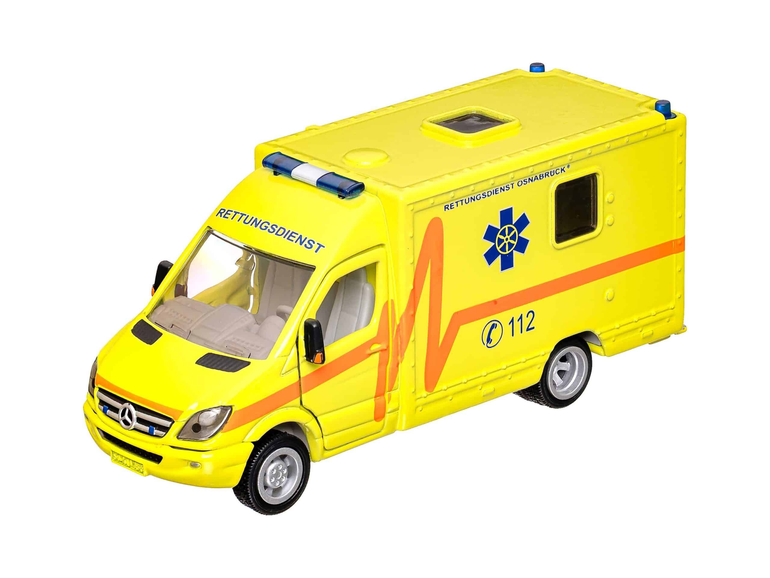 Siku 2108 Mercedes Rettungsdienst Osnabrück 1:50 OVP 2 Siku 2108 Mercedes Rettungsdienst Osnabrück 1:50 OVP – Bild 2