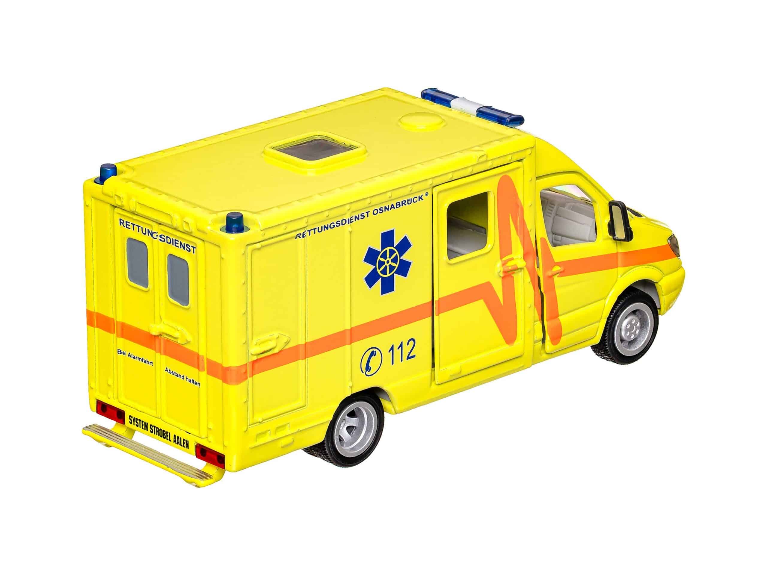 Siku 2108 Mercedes Rettungsdienst Osnabrück 1:50 OVP 3 Siku 2108 Mercedes Rettungsdienst Osnabrück 1:50 OVP – Bild 3