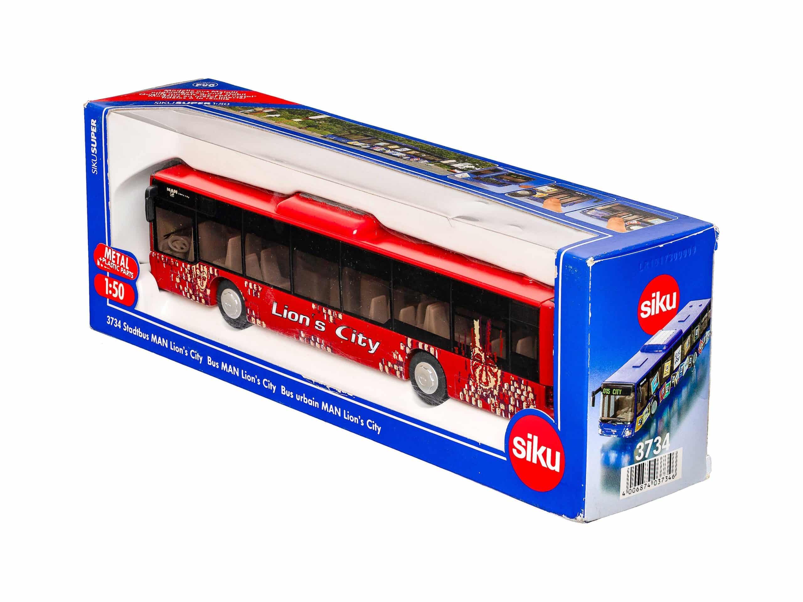 Siku 3734 MAN Stadtbus Lions City 1:50 OVP 1 Siku 3734 MAN Stadtbus Lions City 1:50 OVP