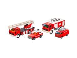 Siku 6313 Feuerwehr Set Drehleiter Löschfahrzeug Mercedes 1:55 OVP – Bild 3