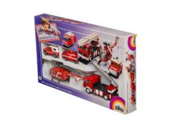 Siku 6317 Feuerwehr Set Drehleiter Hubschrauber Mercedes 1:55 OVP