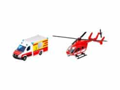 Siku Mercedes Rettungswagen und Helikopter 1:87 OVP 4 Siku Mercedes Rettungswagen und Helikopter 1:87 OVP – Bild 2