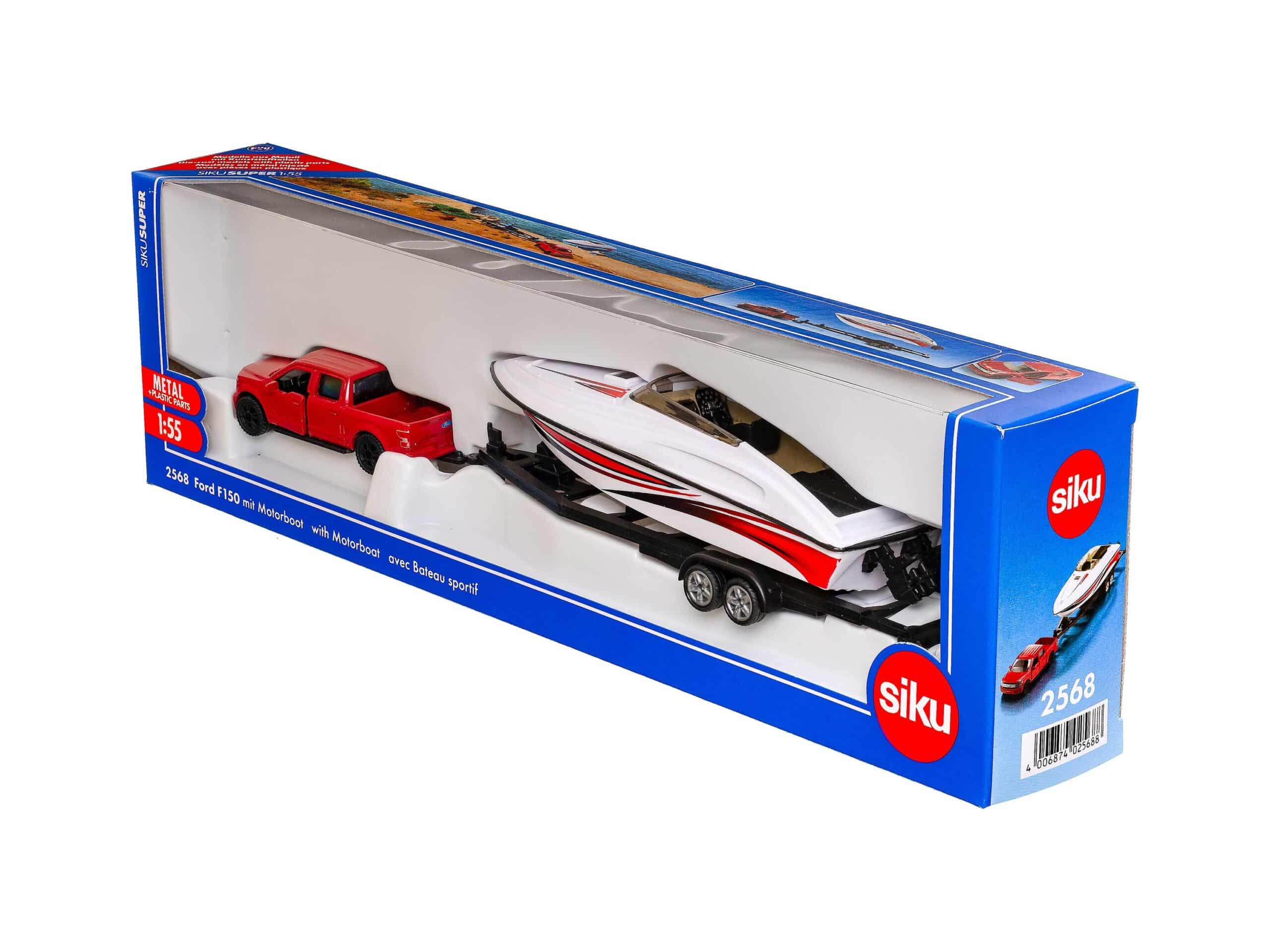 Siku 2568 Ford F150 mit Motorboot 1:50 OVP 1 Siku 2568 Ford F150 mit Motorboot 1:50 OVP