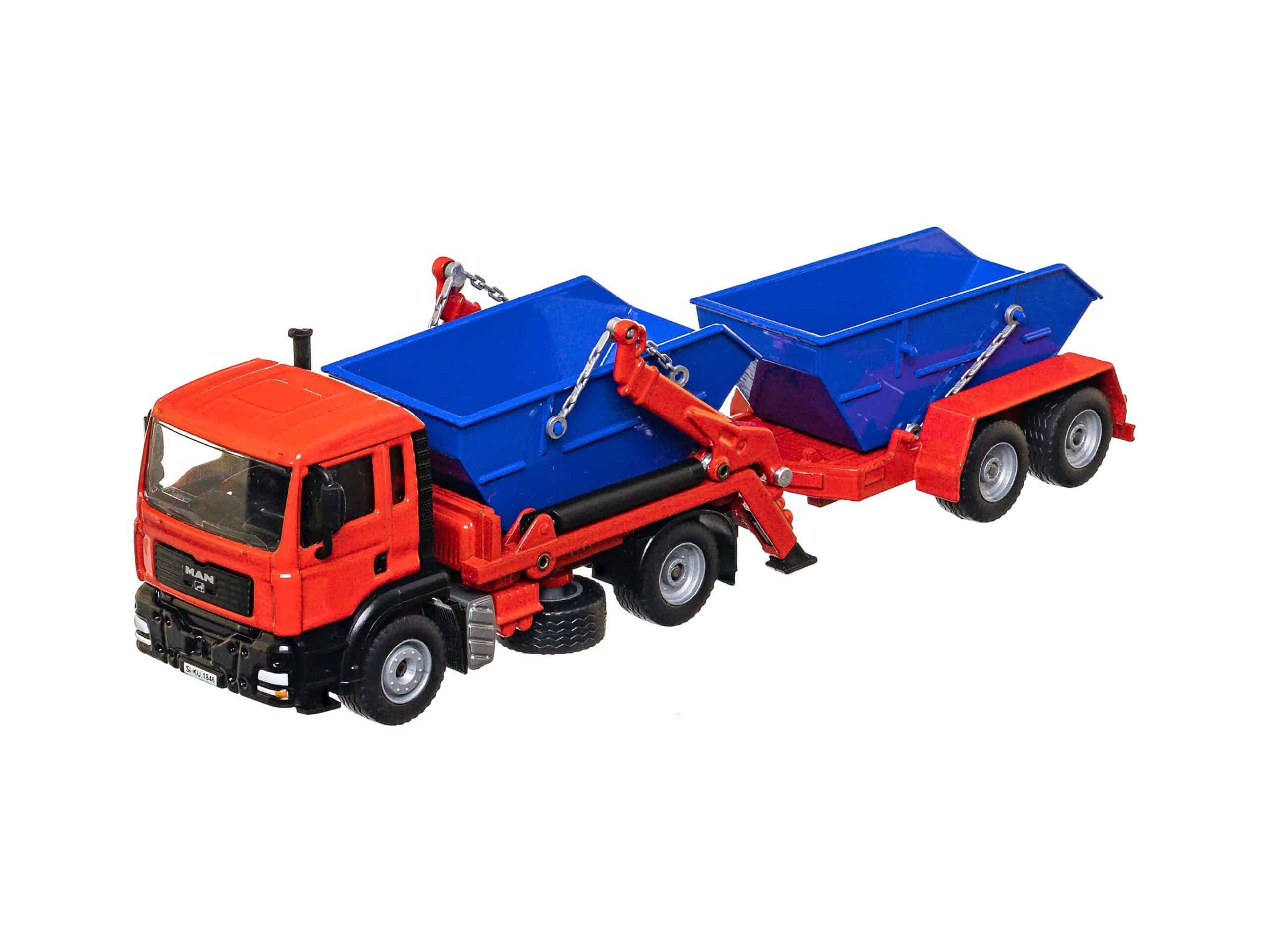 Siku 3523 Absetzkipper (MAN TGA) 1:55 OVP 2 Siku 3523 Absetzkipper (MAN TGA) 1:55 OVP – Bild 2