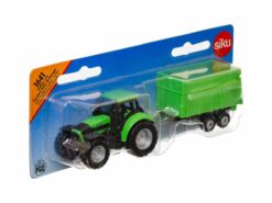 Siku Farmer 1641 Traktor mit Tandem Achs Anhänger OVP