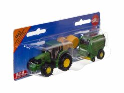 Siku 1665 John Deere Traktor mit Ballenpresse OVP