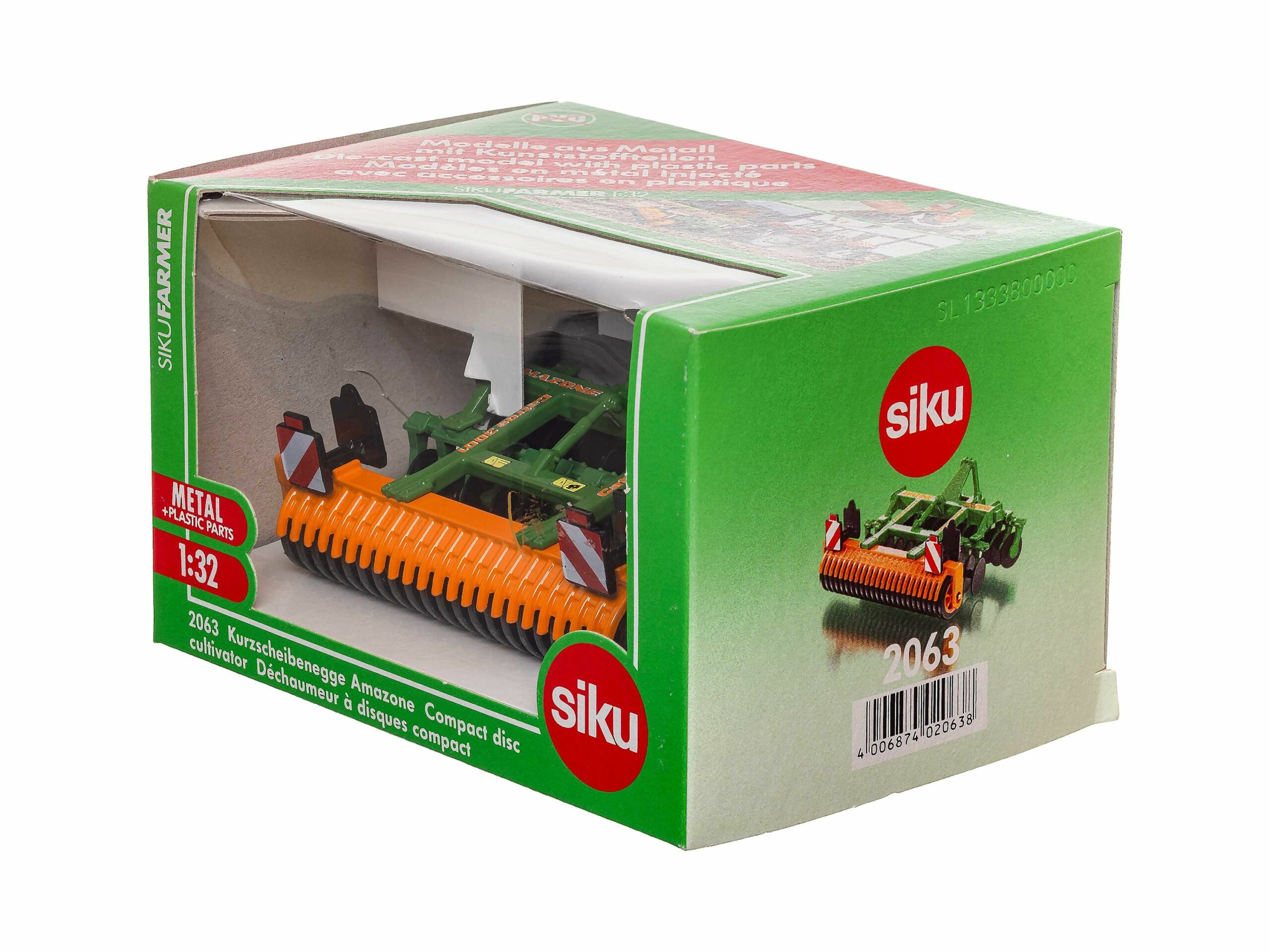 Siku Farmer 2063 Kurzscheibenegge Amazone 1:32 OVP 1 Siku Farmer 2063 Kurzscheibenegge Amazone 1:32 OVP
