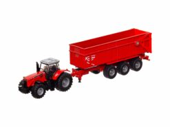Siku 1844 Massey Ferguson Traktor mit Anhänger 1:87 OVP – Bild 2