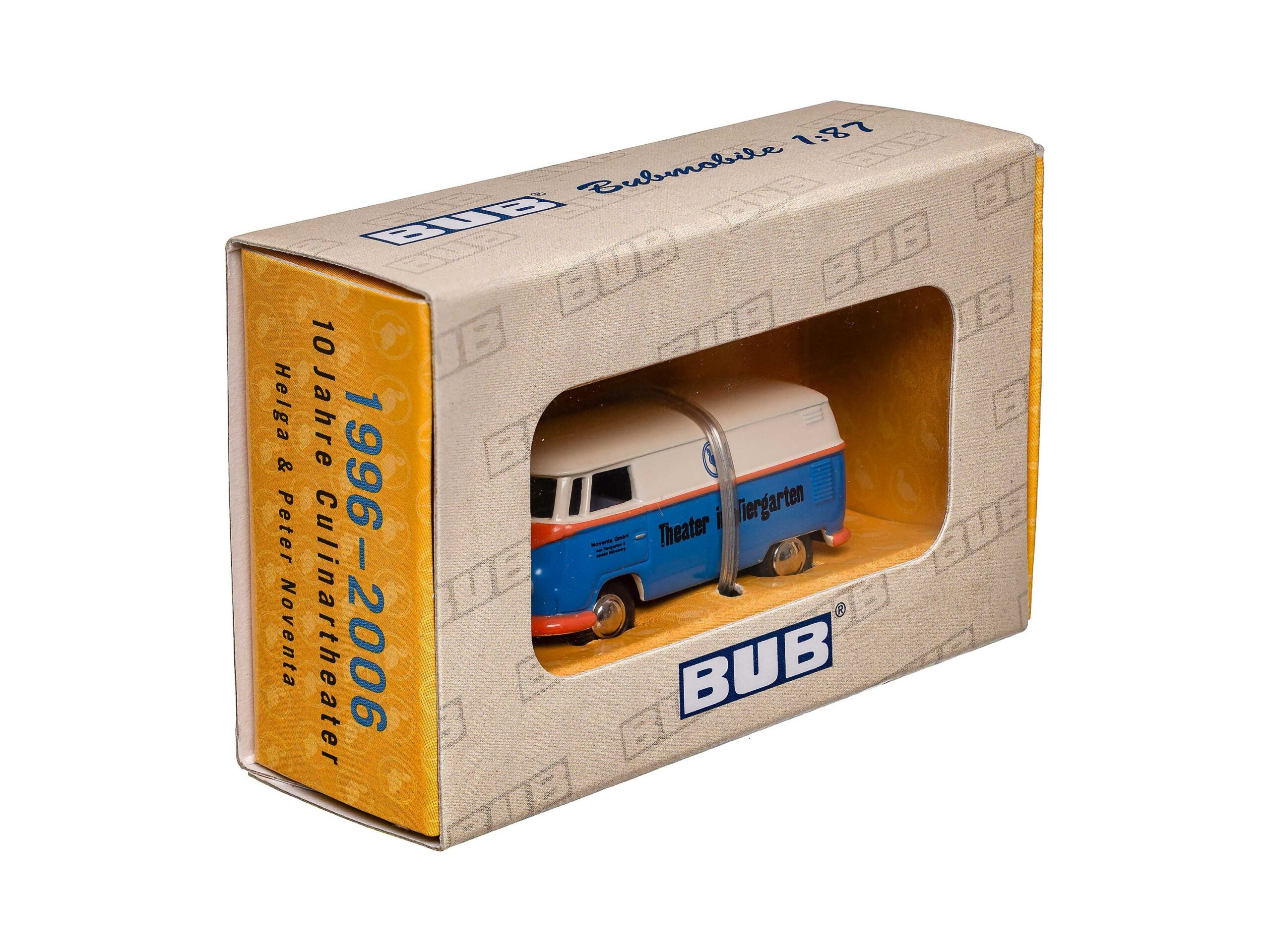 Bub VW Bus T1 Theater Tiergarten 10 Jahre Culinartheater 1:87 OVP 1 Bub VW Bus T1 Theater Tiergarten 10 Jahre Culinartheater 1:87 OVP