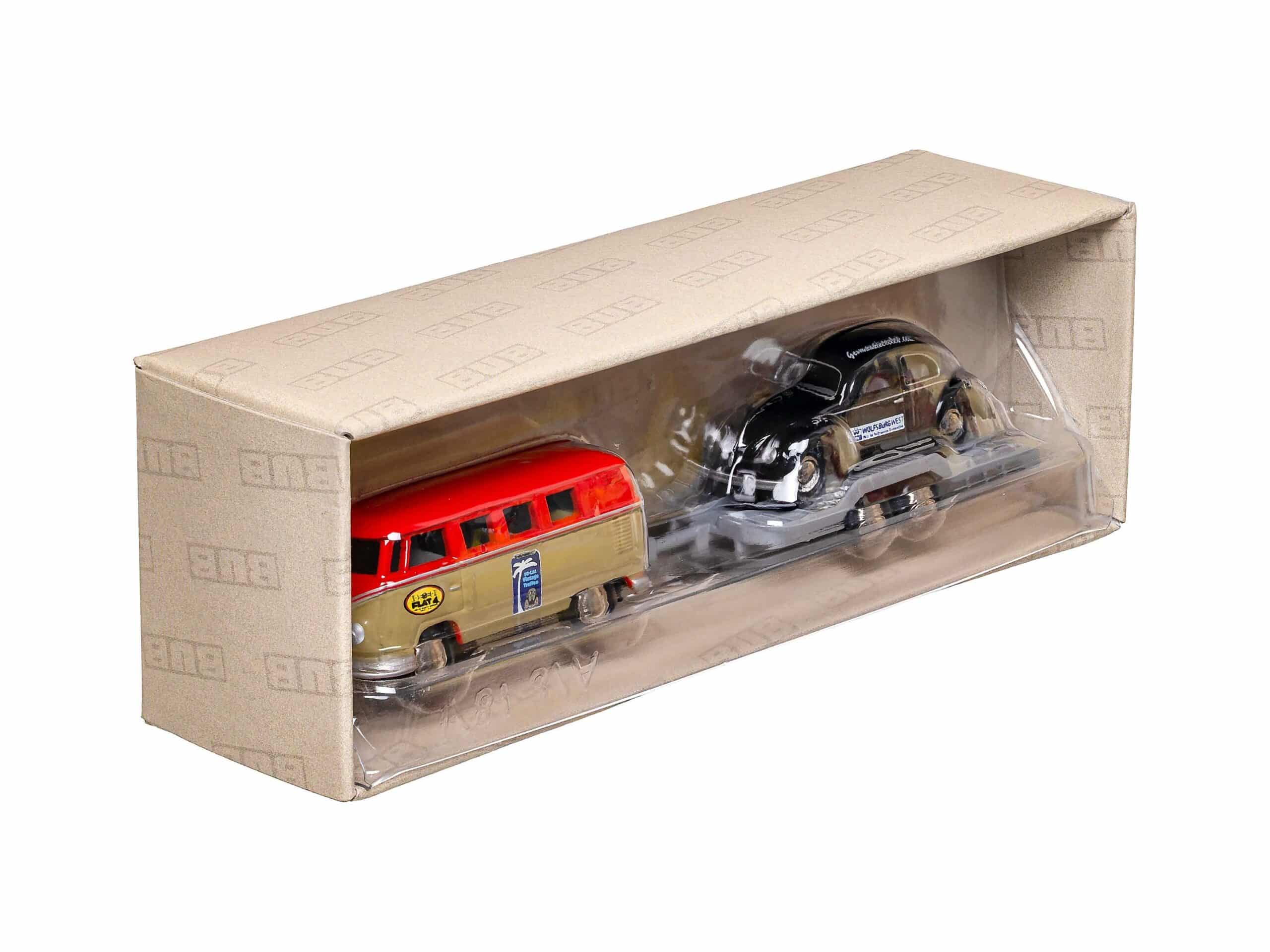 Bub 06554 VW Bus T1 mit Anhänger und VW Käfer SoCal Vintage Treffen 2007 1:87 OVP 2 Bub 06554 VW Bus T1 mit Anhänger und VW Käfer SoCal Vintage Treffen 2007 1:87 OVP – Bild 2
