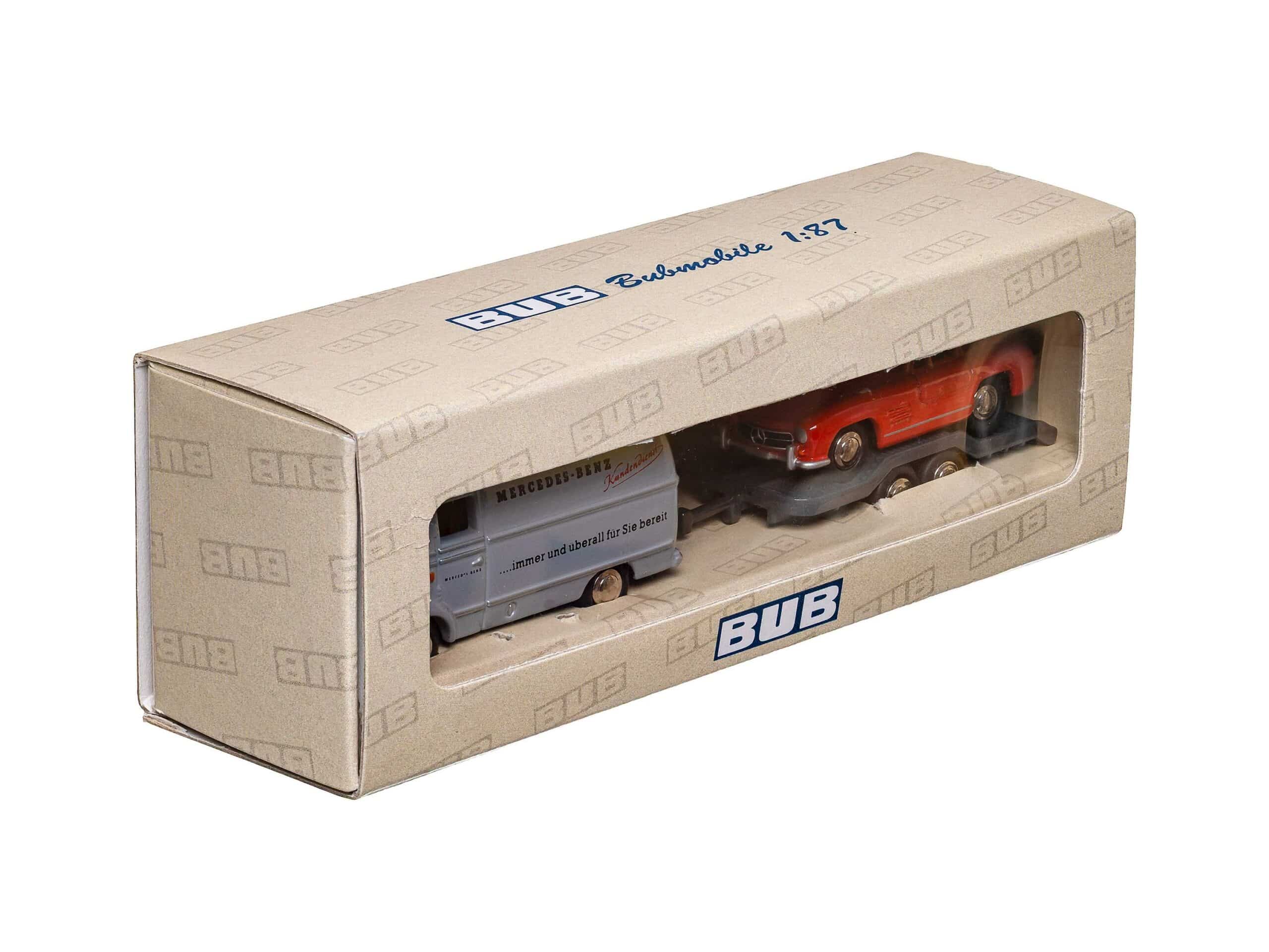 Bub 06806 Mercedes Benz L319 mit Anhänger und Mercedes Edition 2005 1:87 OVP 1 Bub 06806 Mercedes Benz L319 mit Anhänger und Mercedes Edition 2005 1:87 OVP