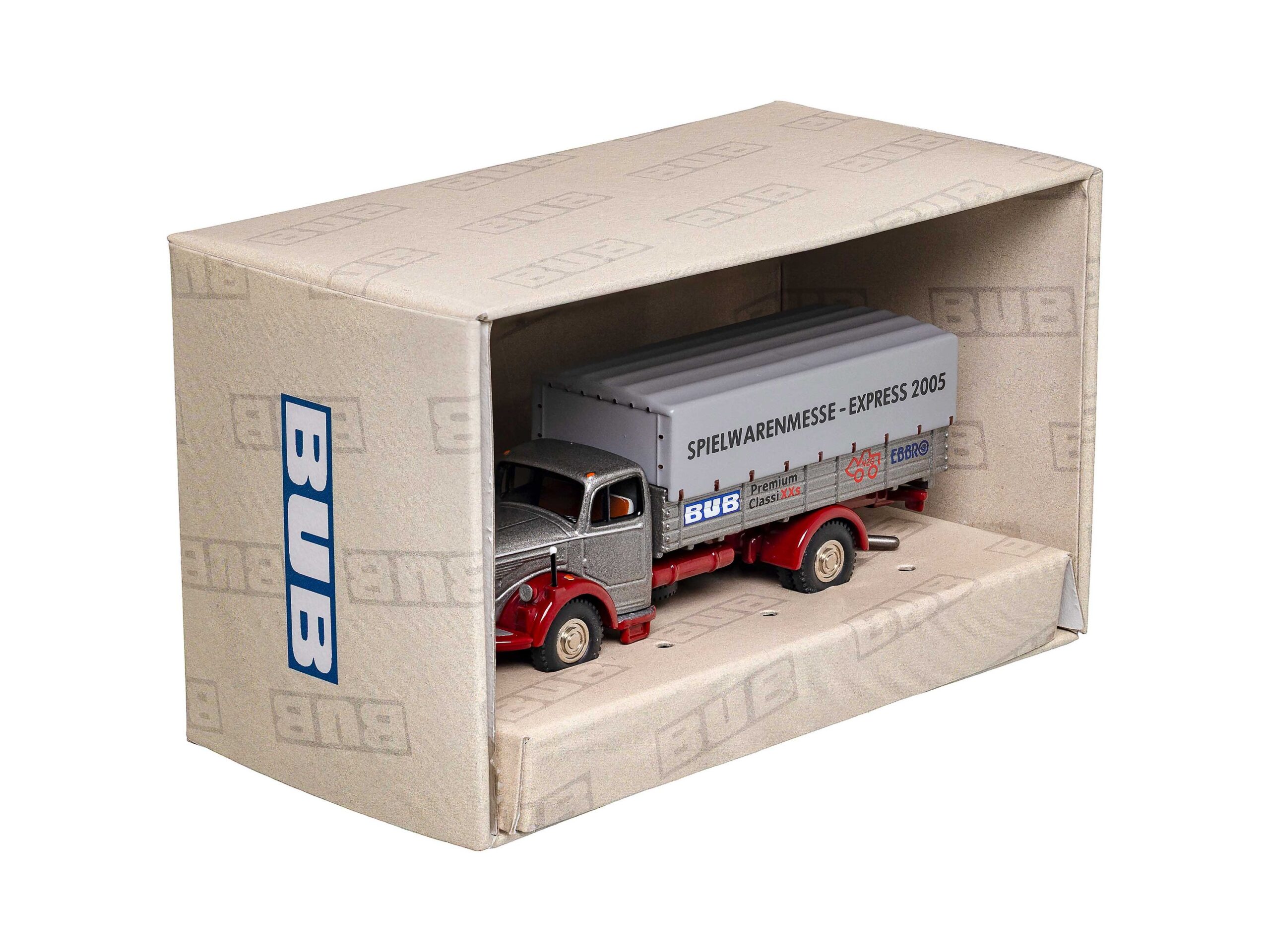 Bub Mercedes Benz L6600 mit Plane Premium ClassiXXs Spielwarenmesse 2005 1:87 OVP 2 Bub Mercedes Benz L6600 mit Plane Premium ClassiXXs Spielwarenmesse 2005 1:87 OVP – Bild 2