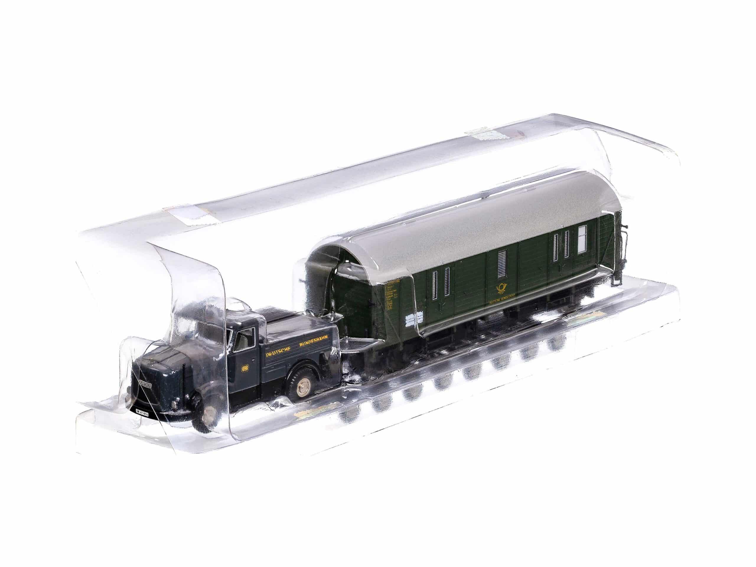 Bub Kaelble K650 mit Culemeyer Straßenroller Deutsche Bundespost 1:87 OVP 2 Bub Kaelble K650 mit Culemeyer Straßenroller Deutsche Bundespost 1:87 OVP – Bild 2