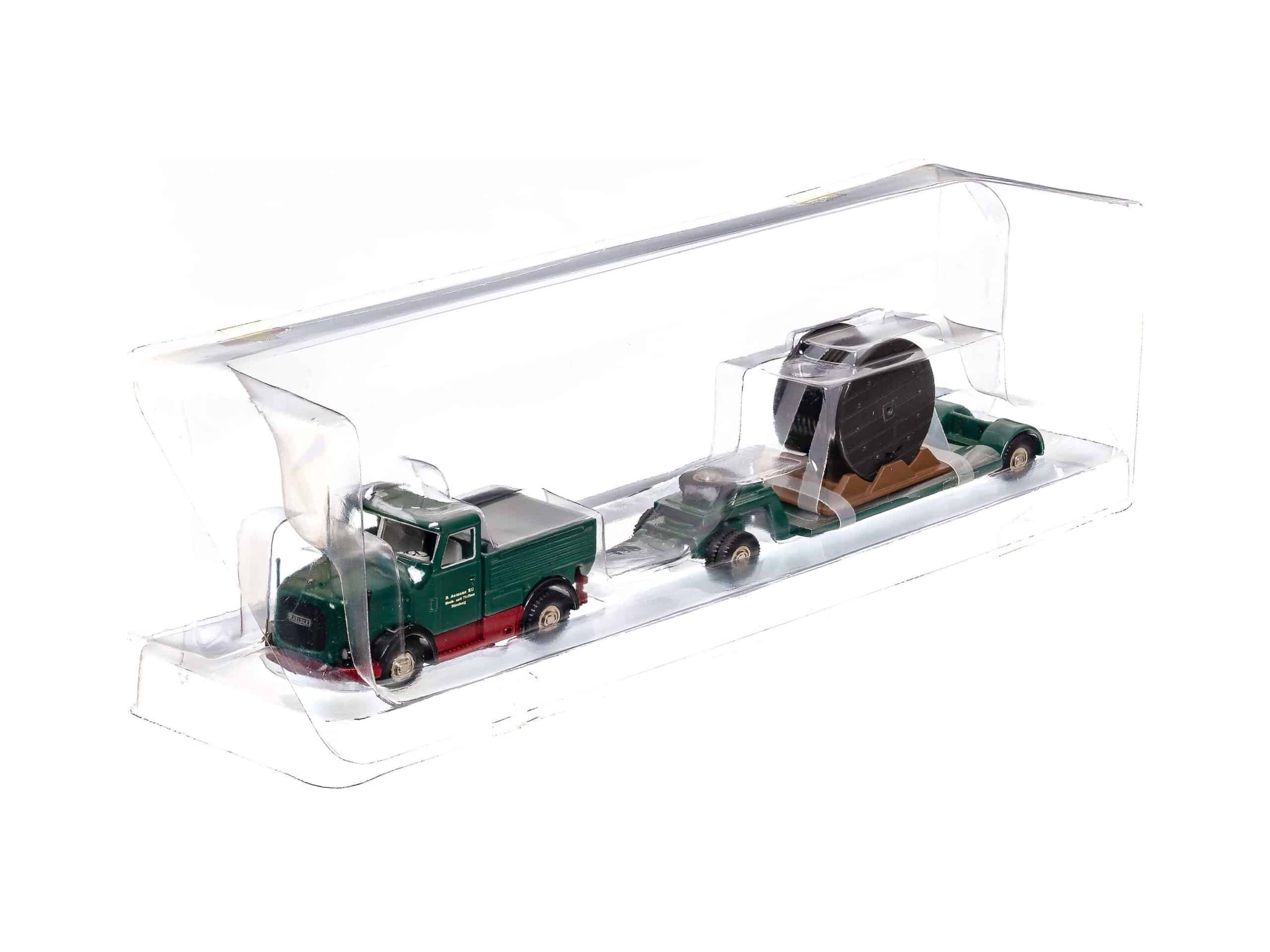 Bub 07050 Kaelble K650 mit Tieflader B. Aumann KG Edition 2005 1:87 OVP 2 Bub 07050 Kaelble K650 mit Tieflader B. Aumann KG Edition 2005 1:87 OVP – Bild 2