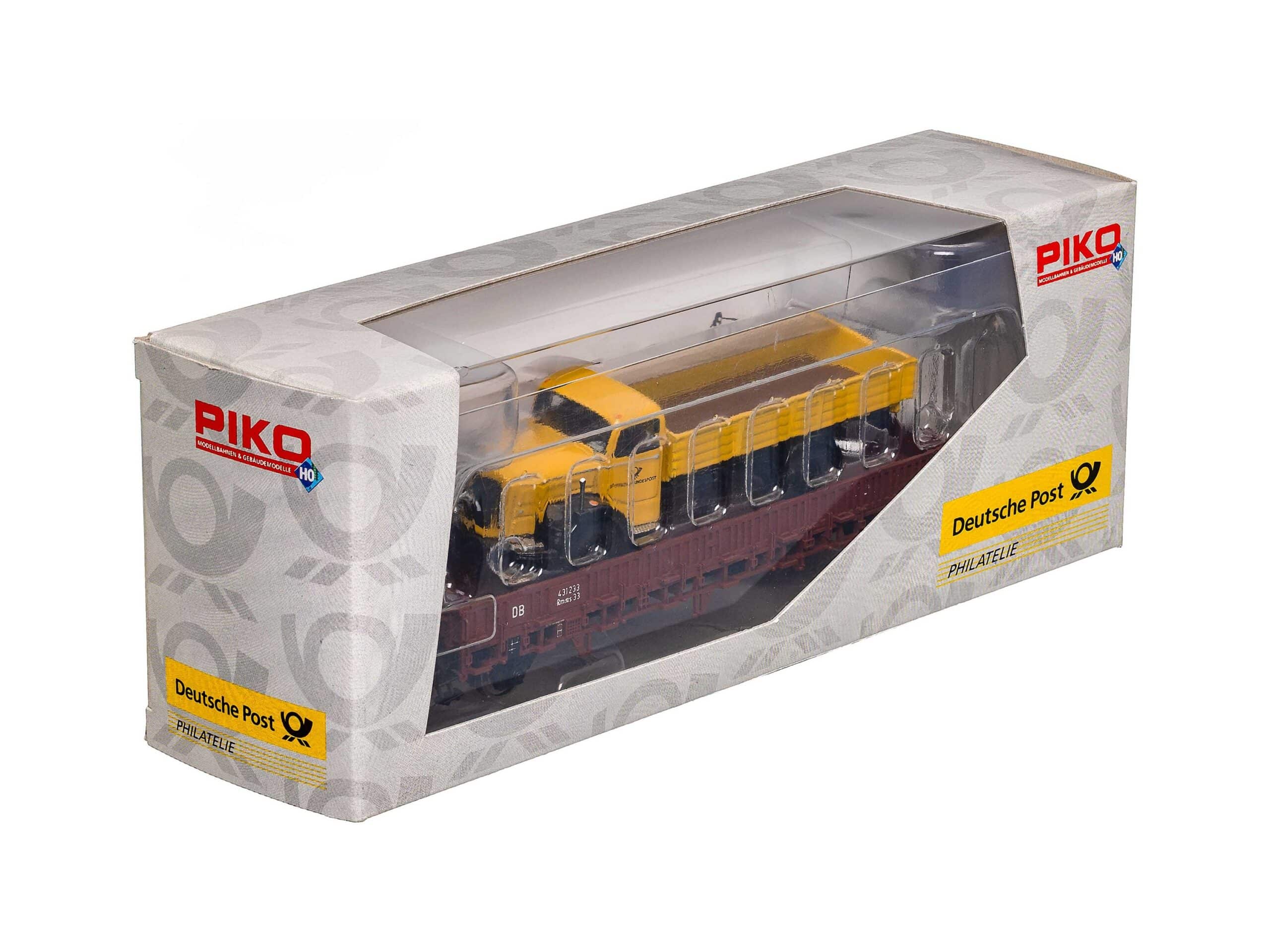 Piko 72029 Rungenwagen mit Bub Mercedes LKW Deutsche Post 1:87 OVP 1 Piko 72029 Rungenwagen mit Bub Mercedes LKW Deutsche Post 1:87 OVP