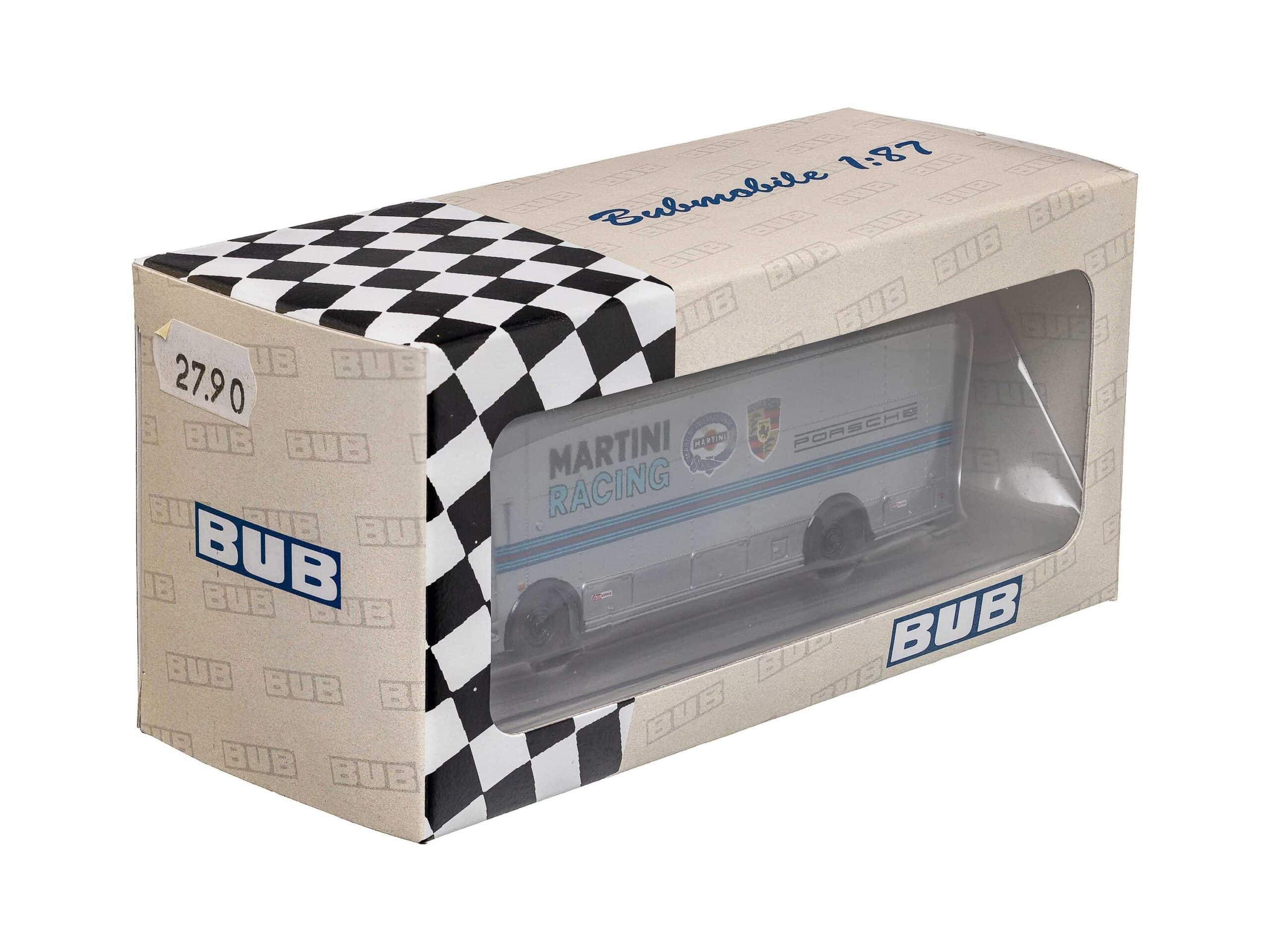 Bub 07152 Porsche Renntransporter Martini Porsche Edition 2007 1:87 OVP 1 Bub 07152 Porsche Renntransporter Martini Porsche Edition 2007 1:87 OVP