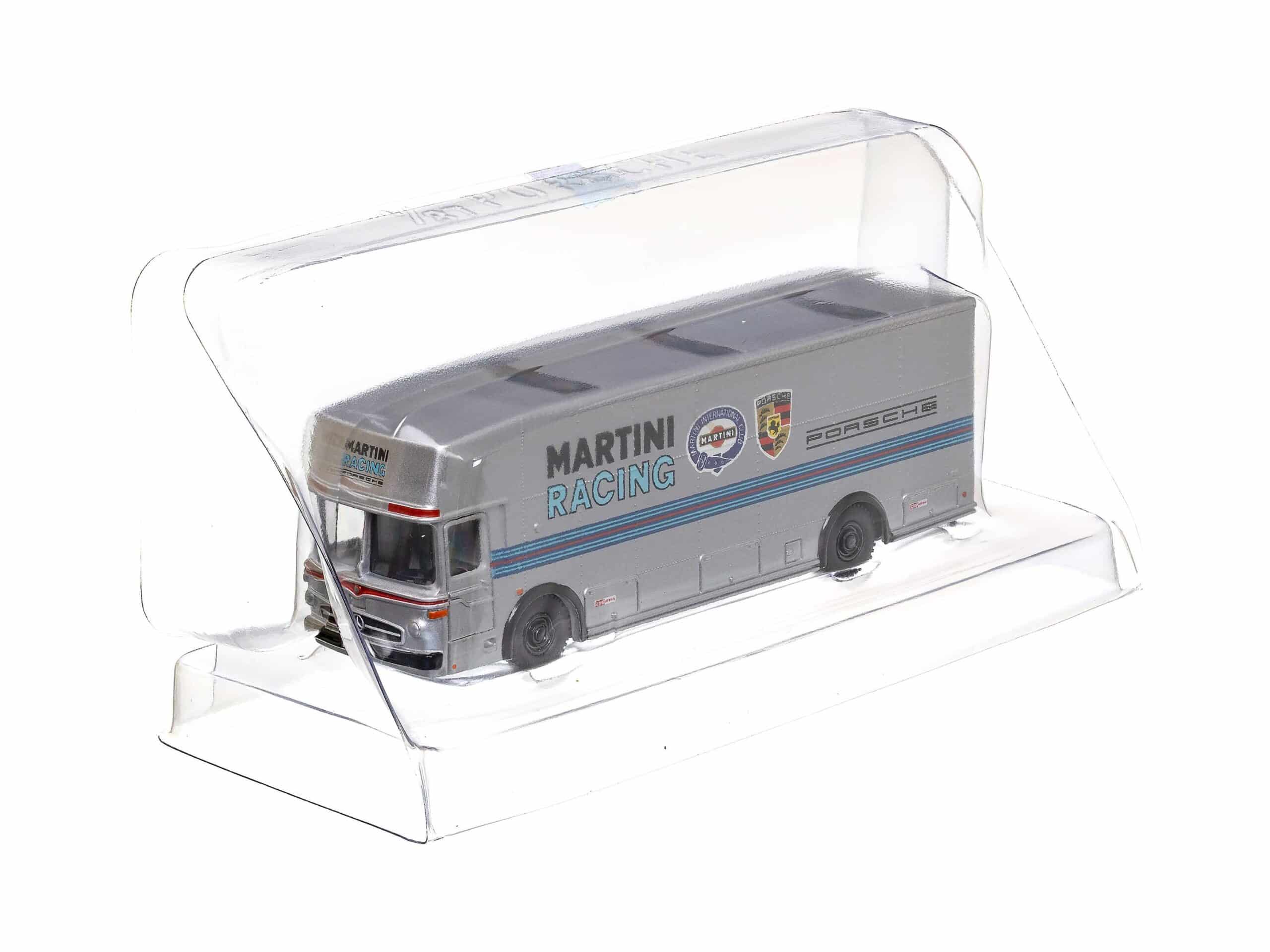 Bub 07152 Porsche Renntransporter Martini Porsche Edition 2007 1:87 OVP 2 Bub 07152 Porsche Renntransporter Martini Porsche Edition 2007 1:87 OVP – Bild 2