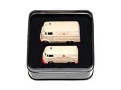 Bub Mercedes L319 und VW Bus T1 Malteser Hilfsdienst 1:87 OVP – Bild 2