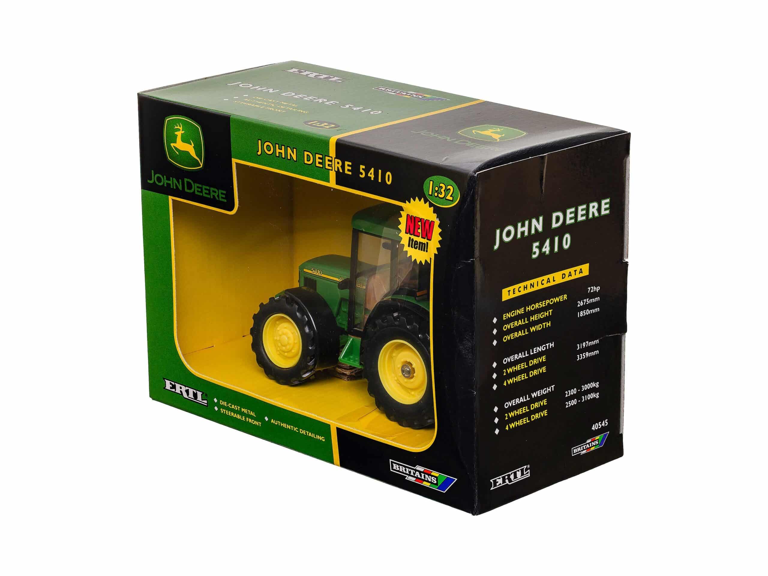 Ertl 40545 John Deere 5410 Traktor Traktor 1:32 OVP 1 Ertl 40545 John Deere 5410 Traktor Traktor 1:32 OVP