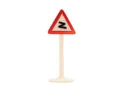 Siku Plastik Zubehör Schild V203 Kurve