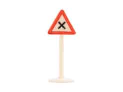 Siku Plastik Zubehör Schild V204 Kreuzung