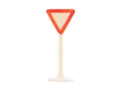 Siku Plastik Zubehör Schild V232 Vorfahrt achten