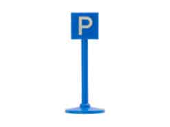 Siku Plastik Zubehör Schild V234 Parkplatz (quadratisches Schild)