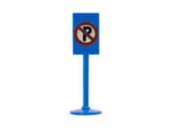 Siku Plastik Zubehör Schild V241 Droschkenplatz (Parkverbot)