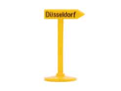 Siku Plastik Zubehör Schild V245 Wegweiser (Düsseldorf)