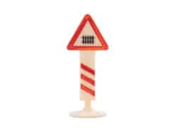 Siku Plastik Zubehör Schild V248 Dreistreifige Bake links (beschrankt)
