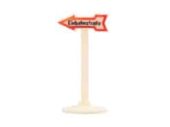 Siku Plastik Zubehör Schild V264 Einbahnstraße (links)