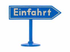 Siku Plastik Zubehör Schild V270 Einfahrt (Autobahn)