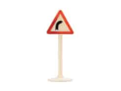 Siku Plastik Zubehör Schild V281 Rechtskurve (int)