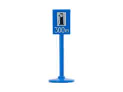 Siku Plastik Zubehör Schild V291 Tankstelle 300m (Int)