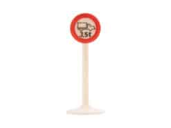 Siku Plastik Zubehör Schild V337 Verbot für LKW über 3.5t Sonn- Feiertage