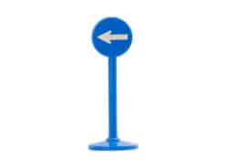 Siku Plastik Zubehör Schild V346 vorgeschriebene Fahrtrichtung Links