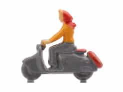 Siku Plastik Zubehör Figur V417 Motorroller (Bella R 150) mit Fahrerin