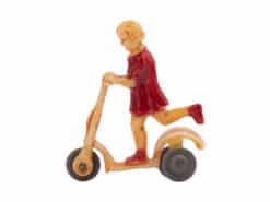 Siku Plastik Zubehör Figur V424 Mädchen auf Roller
