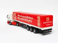 Siku 3815 Mercedes Sattelzug mit Plane (Werbemodell - Westerwälder Blumentöpfe) OVP 7 Siku 3815 Mercedes Sattelzug mit Plane (Werbemodell - Westerwälder Blumentöpfe) OVP – Bild 4