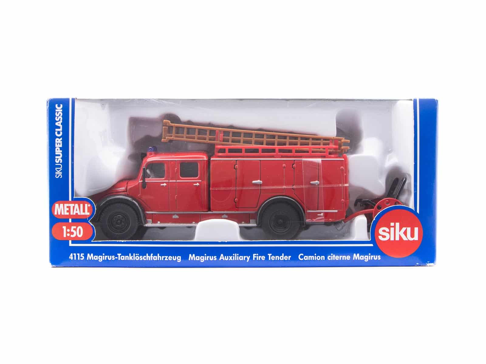 Siku 4115 Feuerwehr Tanklöschfahrzeug (Magirus) OVP 1 Siku 4115 Feuerwehr Tanklöschfahrzeug (Magirus) OVP