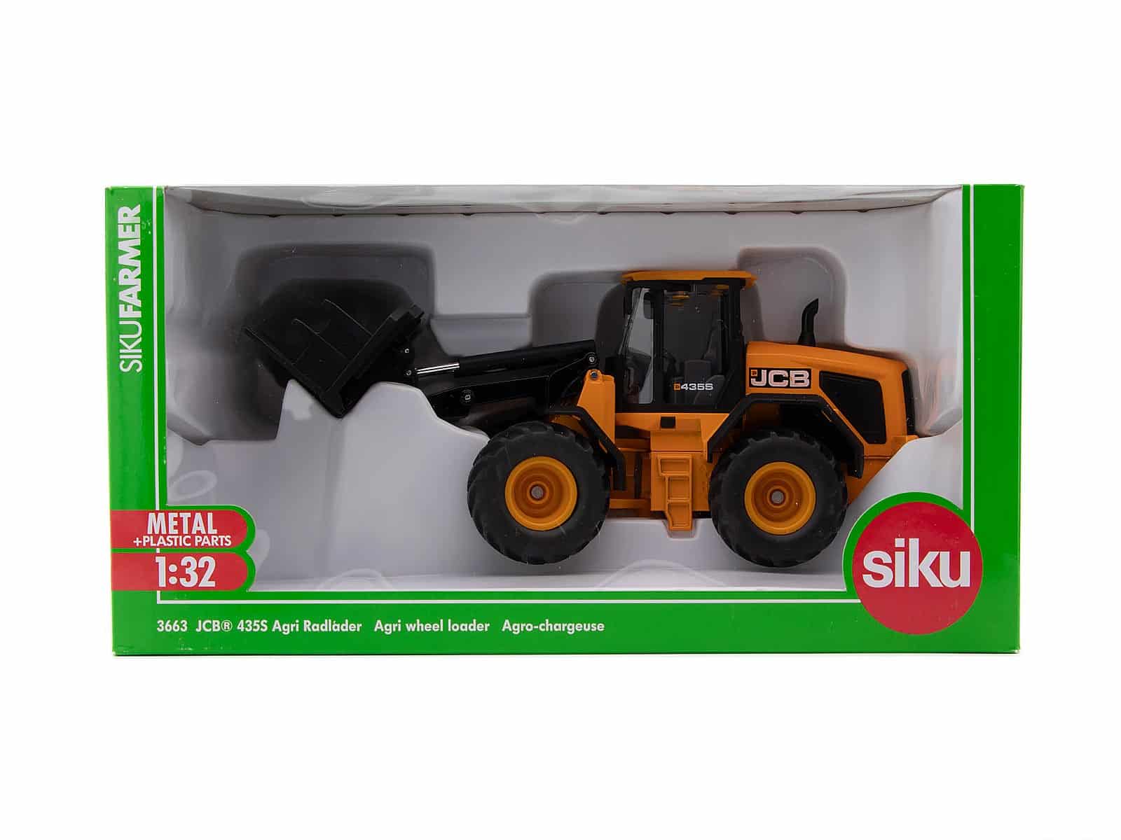 SIKU - Chargeuse sur pneus JCB 435S - 1/32 - SIK3663 SIKU - Chargeuse sur pneus JCB 435S - 1/32 - SIK3663