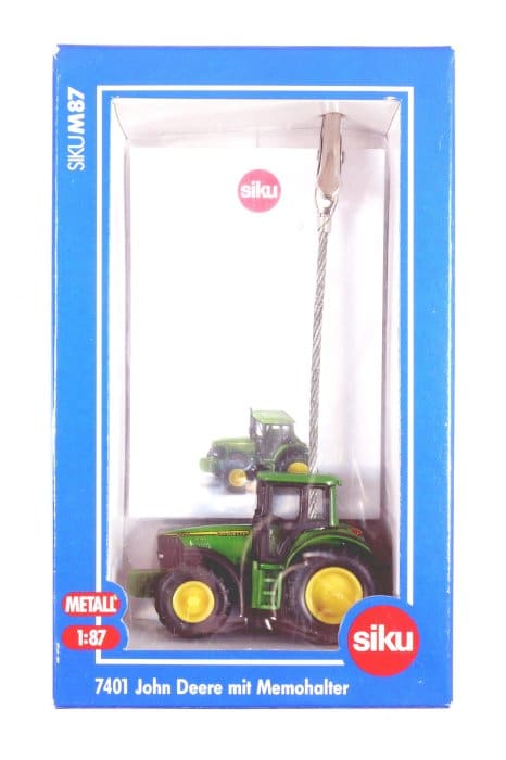 Siku Farmer 7401 John Deere mit Memohalter 1:87 OVP 1 Siku Farmer 7401 John Deere mit Memohalter 1:87 OVP